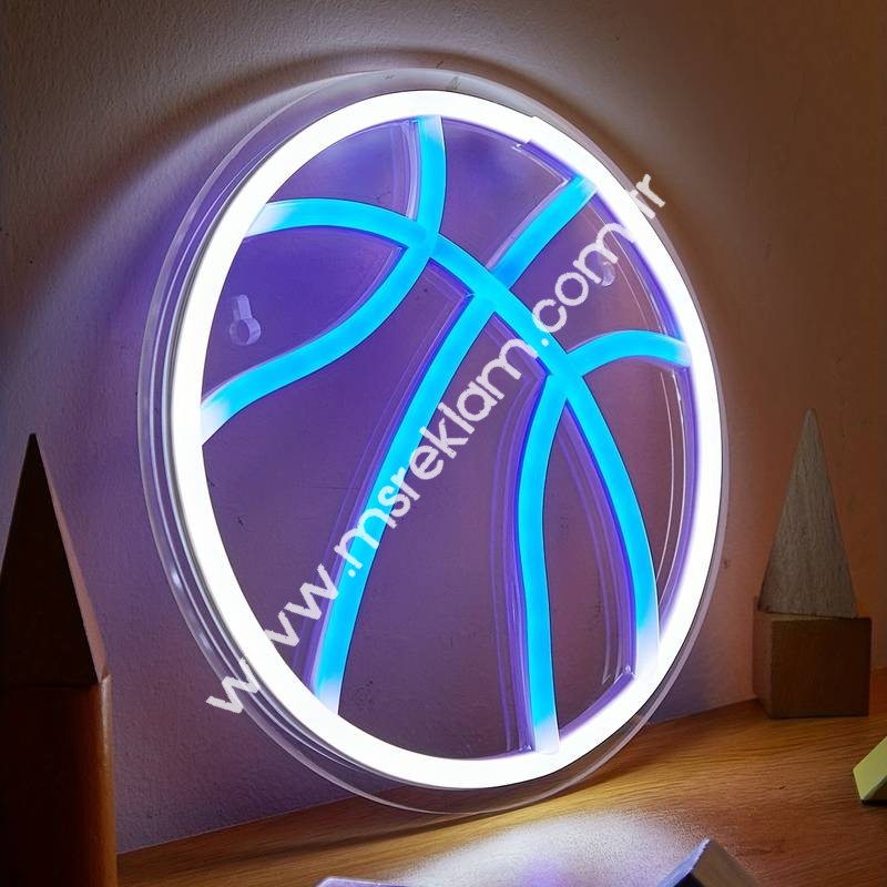Basketbol Basketball Neon Led Tabela