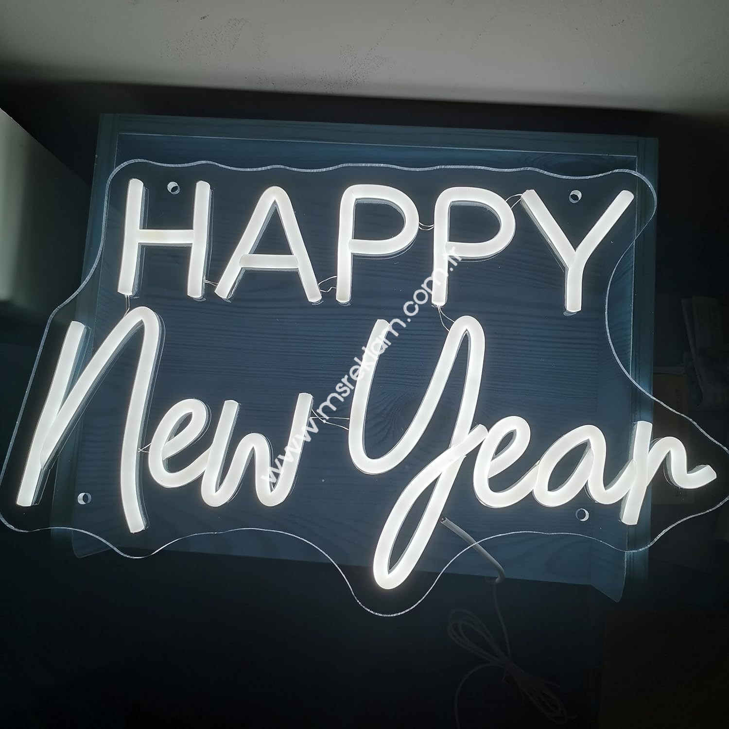 Mutlu Yıllar (Happy New Year) Neon Led Tabela