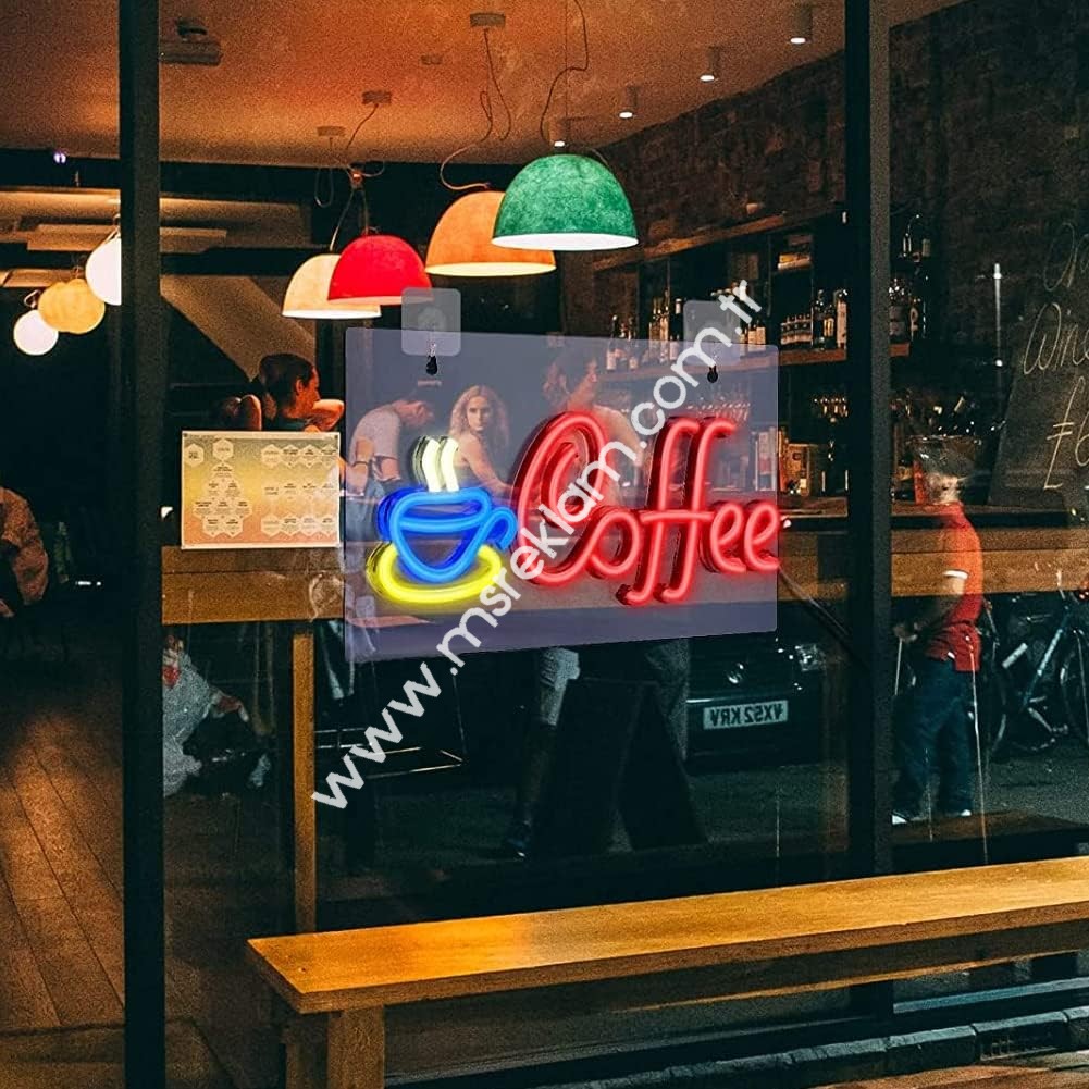 Cafe Coffee Neon Led Tabela